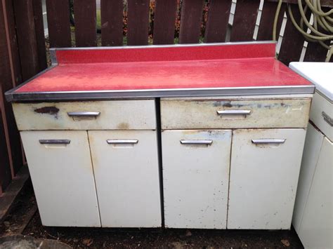 retro steel cabinets|refinished vintage metal kitchen cabinets.